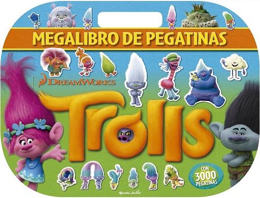 TROLLS. MEGALIBRO DE PEGATINAS | 9788408161264 | DREAMWORKS