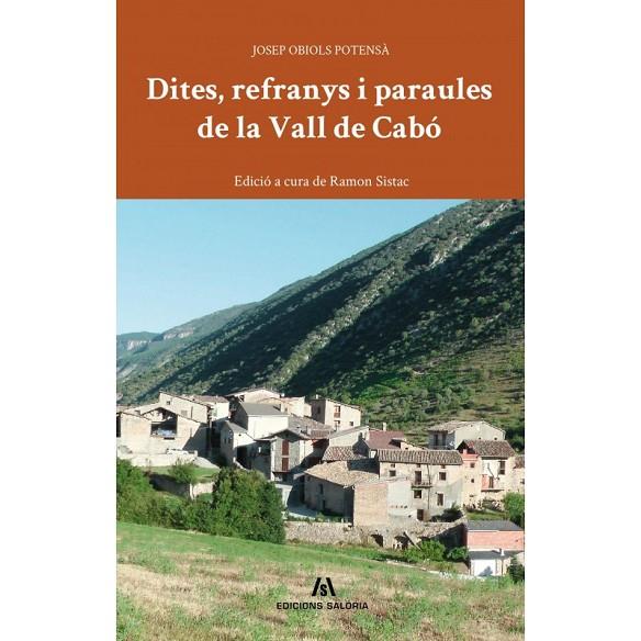 DITES, REFRANYS I PARAULES DE LA VALL DE CABÓ | 9788494576331 | OBIOLS POTENSÀ, JOSEP