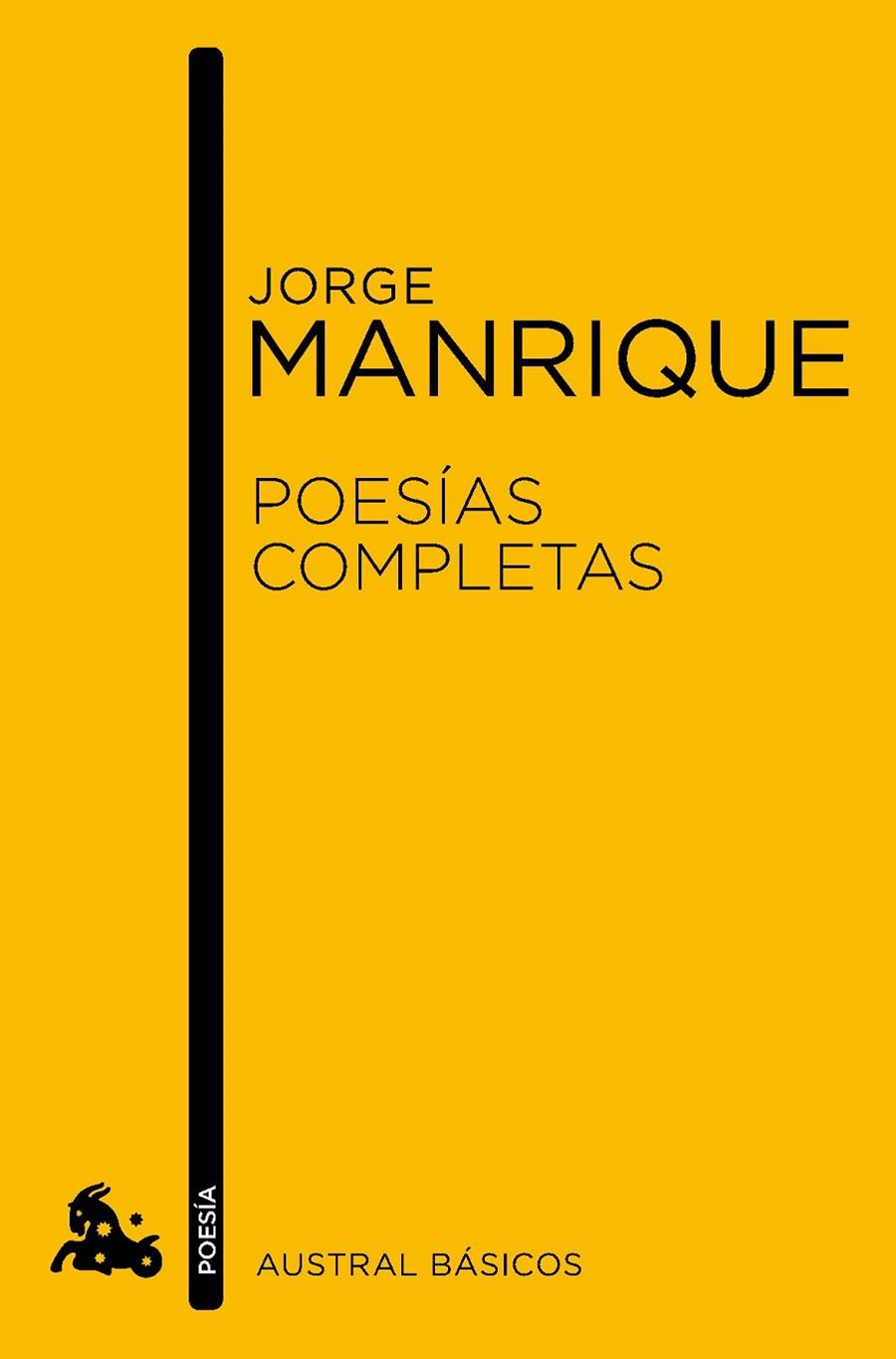 POESÍAS COMPLETAS | 9788467024234 | JORGE MANRIQUE