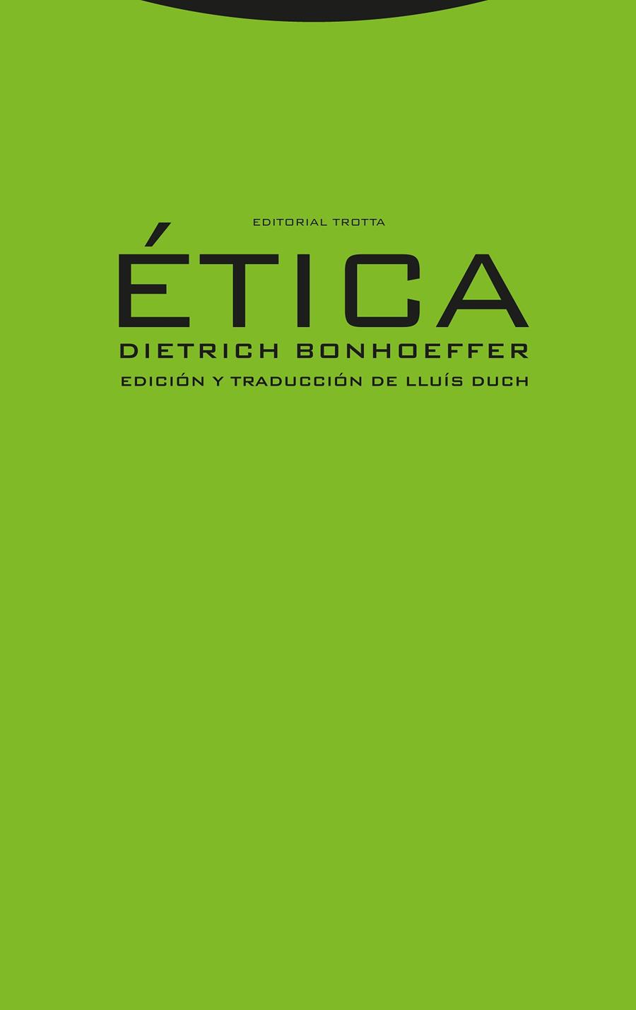 ETICA | 9788481642636 | BONHOEFFER, DIETRICH