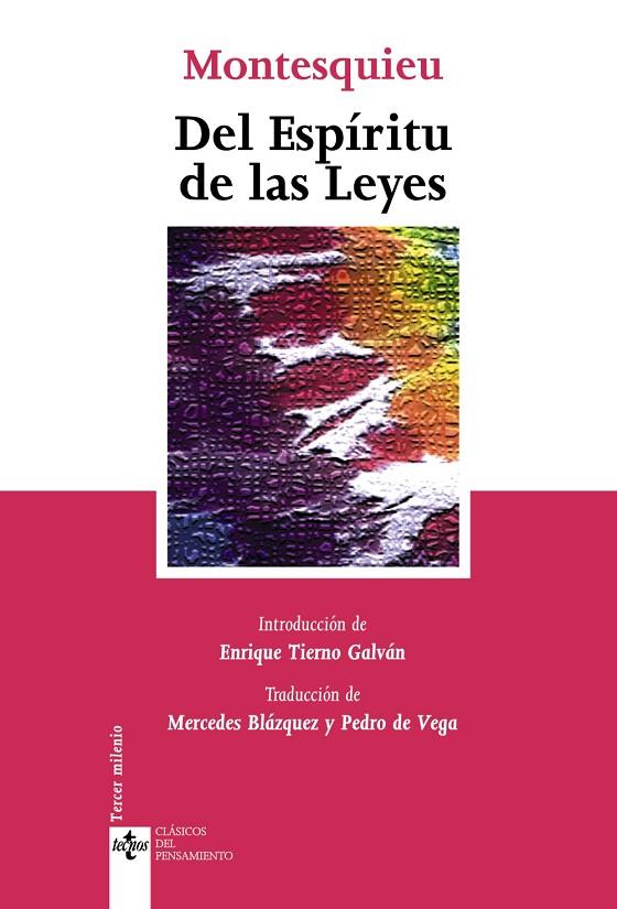 DEL ESPIRITU DE LAS LEYES (CP) | 9788430945320 | MONTESQUIEU