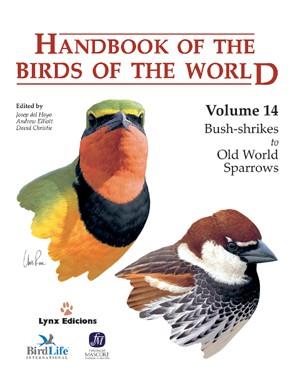 HANDBOOK OF THE BIRDS OF THE WORLD VOL.14 | 9788496553507 | DEL HOYO, JOSEP - ELLIOTT, ANDREW - CHRISTIE, DAVI