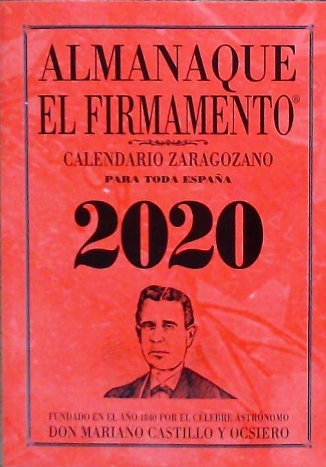 ALMANAQUE EL FIRMAMENTO 2020 ZARAGOZANO | 9788494641947 | VV.AA.