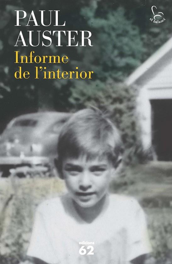 INFORME DE L'INTERIOR | 9788429772067 | AUSTER, PAUL (1947- ) [VER TITULOS]