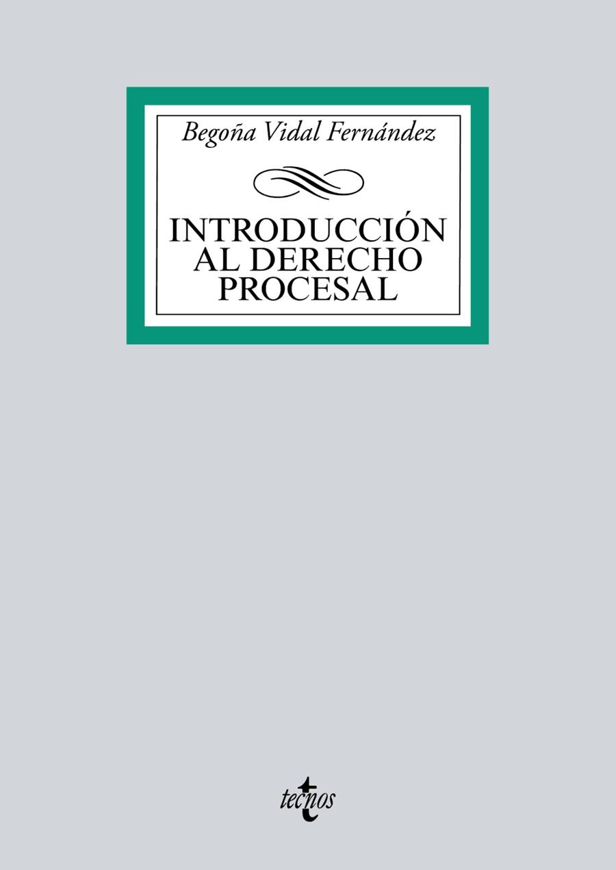 INTRODUCCIÓN AL DERECHO PROCESAL | 9788430971091 | VIDAL FERNÁNDEZ, BEGOÑA
