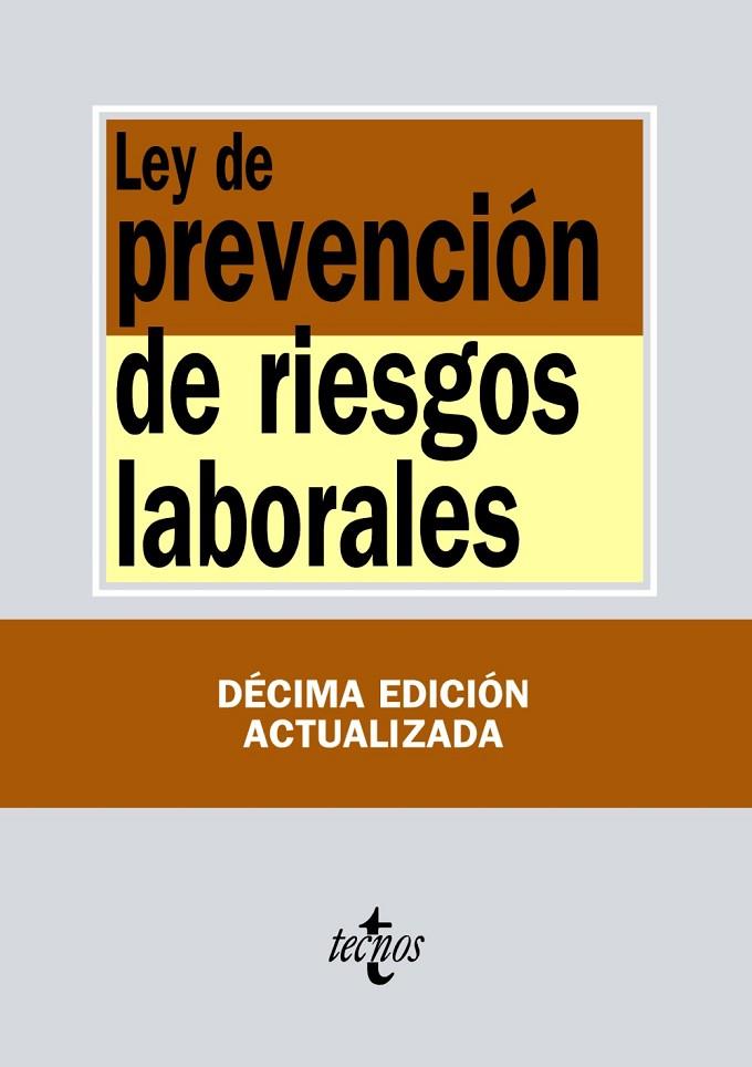 LEY DE PREVENCIÓN DE RIESGOS LABORALES | 9788430973729 | EDITORIAL TECNOS