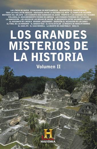 LOS GRANDES MISTERIOS DE LA HISTORIA. VOLUMEN II | 9788401347245 | CANAL HISTORIA,