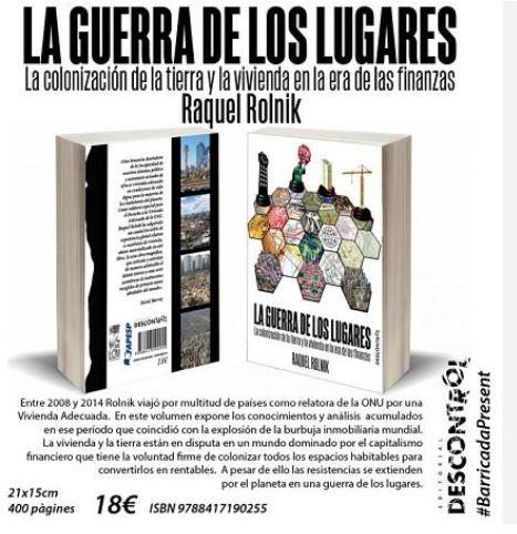 LA GUERRA DE LOS LUGARES | 9788417190255 | ROLNIK, RAQUEL