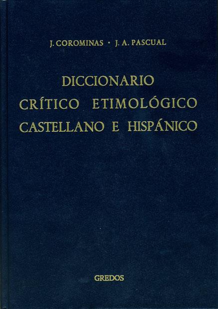 DICC.CRITICO ETIMOLOGICO (TOMO III) | 9788424913656