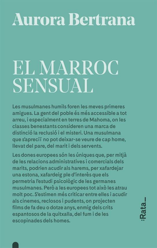 EL MARROC SENSUAL | 9788416738601 | BERTRANA, AURORA