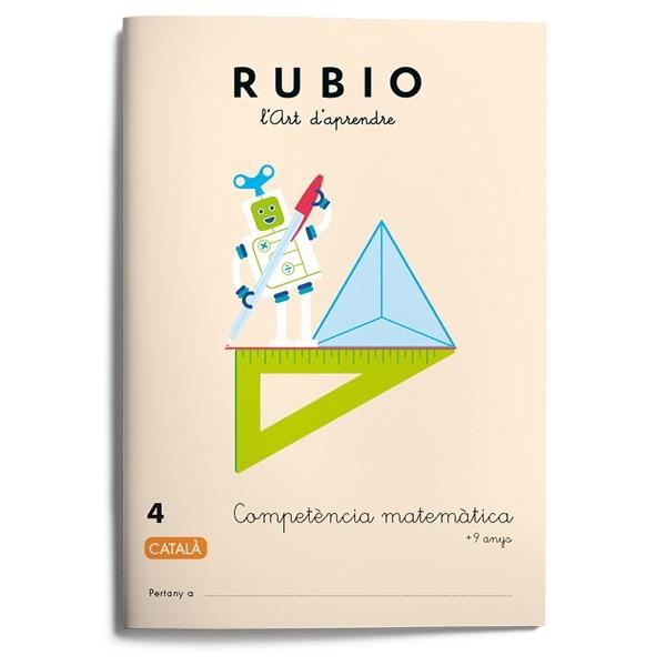 COMPETÈNCIA MATEMÀTICA RUBIO 4 (CATALÀ) | 9788417427030 | VARIOS AUTORES