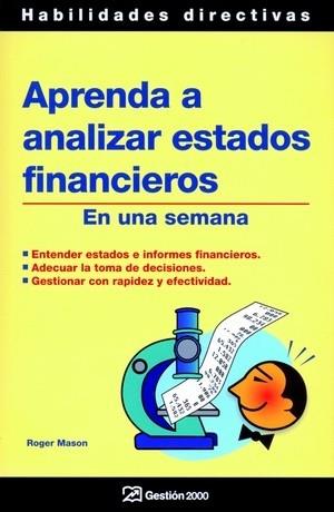 APRENDA A ANALIZAR ESTADOS FINANCIEROS (EN UNA SEMANA-HABILI | 9788496612181 | MASON, ROGER