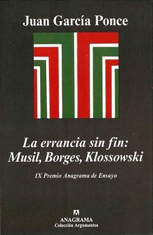 LA ERRANCIA SIN FIN | 9788433900630 | GARCIA PONCE, JUAN