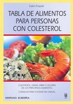 TABLA DE ALIMENTOS CON PERSONAS CON COLESTEROL | 9788425514630 | POSPISIL