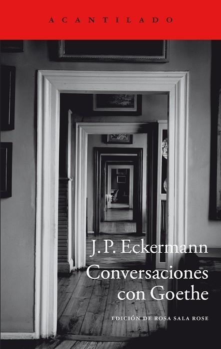 CONVERSACIONES CON GOETHE | 9788496489295 | ECKERMANN, JOHANN PETER