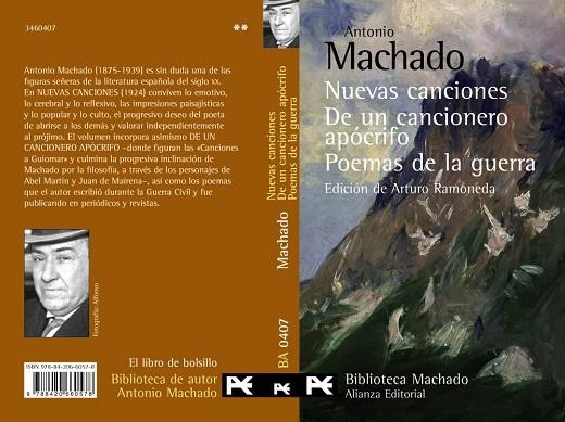 NUEVAS CANCIONES. DE UN CANCIONERO APÓCRIFO. POEMAS DE LA  G | 9788420660578 | MACHADO, ANTONIO