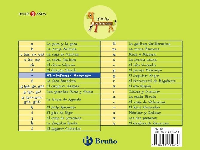 ELEFANTE ERNESTO | 9788421635674