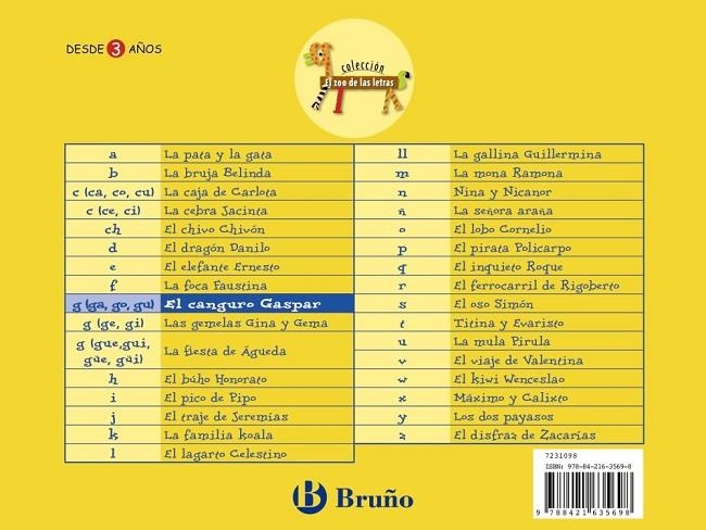 CANGURO GASPAR | 9788421635698