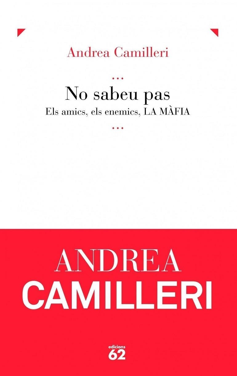 NO SABEU PAS (BALANCI) | 9788429761566 | CAMILLERI, ANDREA