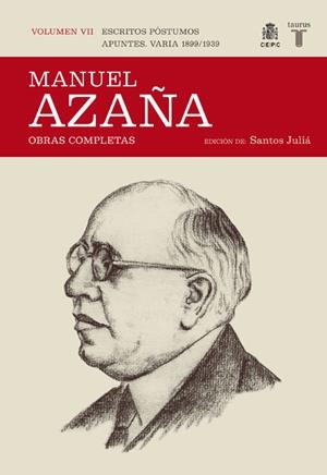 MANUEL AZAÑA OC I | 9788430607532 | SANTOS JULIA