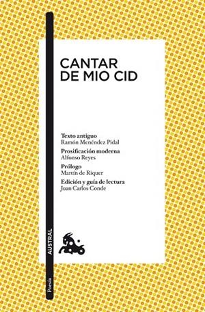 CANTAR DEL MIO CID (AUTRAL POESIA) | 9788467034059 | ANONIMO