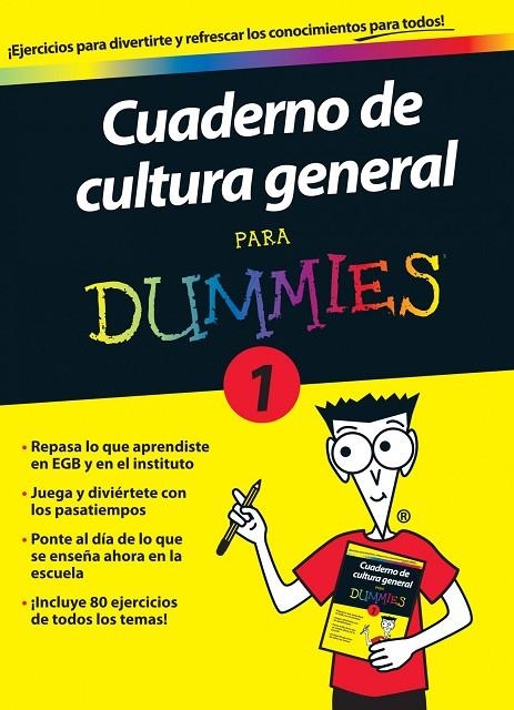 CUADERNO DE CULTURA GENERAL VOL.1 (PARA DUMMIES) | 9788432900686