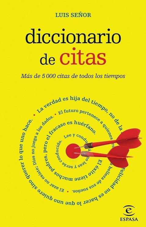 DICCIONARIO DE CITAS (ESPASA) | 9788467007473 | SEÑOR GONZALEZ, LUIS