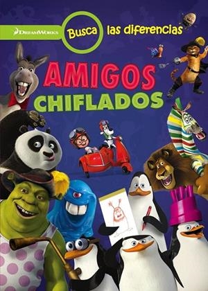 DREAMWORKS. BUSCA LAS DIFERENCIAS. AMIGOS CHIFLADOS. | 9788408146421 | DREAMWORKS