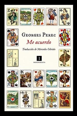 ME ACUERDO | 9788416542741 | PEREC, GEORGES