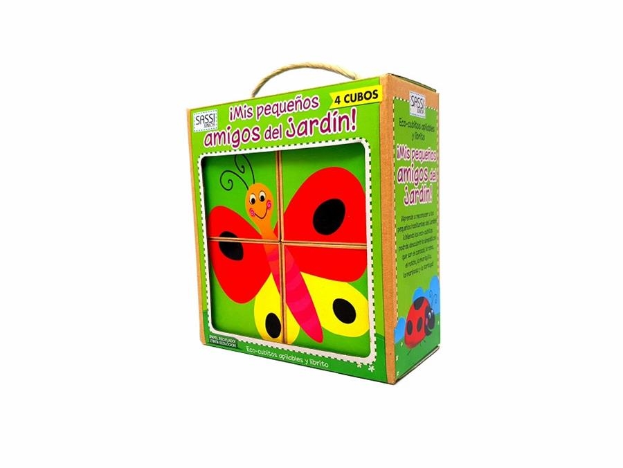 CAJA CUBOS MIS PEQUEÑOS AMIGOS JARDIN | 9788868600914 | VV.AA