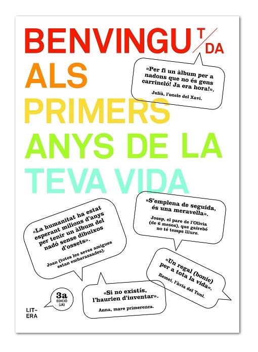 BENVINGUT/DA ALS PRIMERS ANYS DE LA TEVA VIDA | 9788494294709