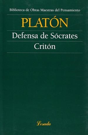 DEFENSA DE SOCRATES/CRITON | 9789500392334 | PLATON