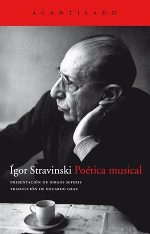 POETICA MUSICAL (ACANTILADO) STRAVINSKI | 9788496489370 | STRAVINSKI, IGOR