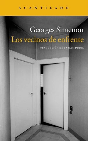 VECINOS DE ENFRENTE (NARRATIVA) | 9788415689270 | SIMENON, GEORGES