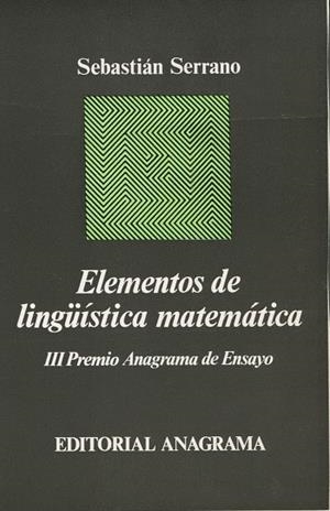 ELEMENTOS DE LINGUISTICA MATEMATICA (ARG) | 9788433900364 | SERRANO, SEBSTIAN