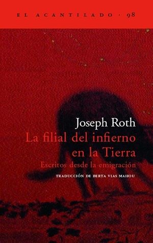 FILIAL DEL INFIERNO EN LA TIERRA (ACANT) | 9788496136724 | ROTH, JOSEPH