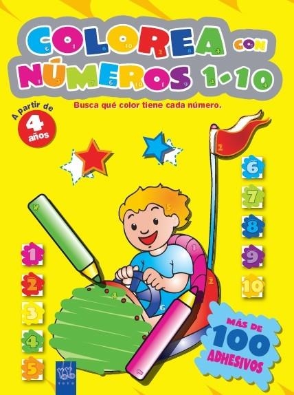 COLOREA CON NÚMEROS 1-20 VERDE (4 AÑOS) | 9788408069997