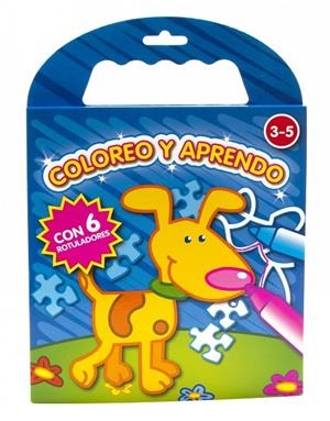 COLOREO Y APRENDO AZUL OSCURO (3-5 AÑOS) | 9788408092414
