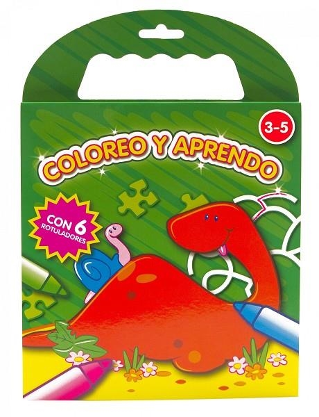 COLOREO Y APRENDO VERDE OSCURO (3-5 AÑOS) | 9788408092421