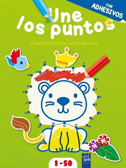 UNE LOS PUNTOS CON ADHESIVOS. VERDE | 9788408148777 | YOYO