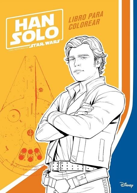 HAN SOLO. LIBRO PARA COLOREAR | 9788408188100 | STAR WARS