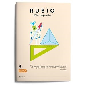 COMPETÈNCIA MATEMÀTICA RUBIO 4 (CATALÀ) | 9788417427030 | VARIOS AUTORES