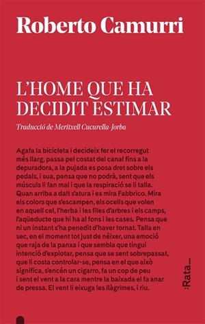 L'HOME QUE HA DECIDIT ESTIMAR | 9788416738533 | CAMURRI, ROBERTO