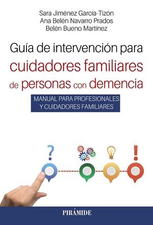 GUÍA DE INTERVENCIÓN PARA CUIDADORES FAMILIARES DE PERSONAS CON DEMENCIA | 9788436848724 | JIMÉNEZ GARCÍA-TIZÓN, SARA/NAVARRO PRADOS, ANA BELÉN/BUENO MARTÍNEZ, BELÉN