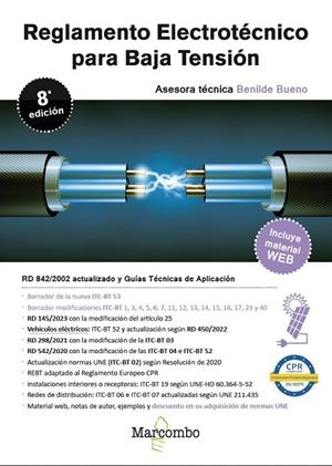 REBT 8A EDICIÓN MARCOMBO | 9788426738714 | BUENO GONZÁLEZ, BENILDE