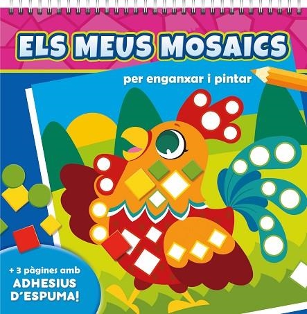ELS MEUS MOSAICS PER ENGANXAR I PINTAR. ANIMALS DOMÈSTICS | 9788410515222