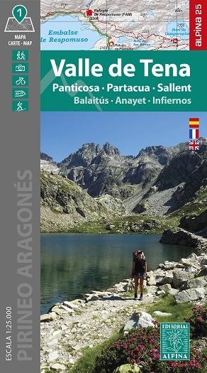 VALLE DE TENA - PANTICOSA, PARTACUA, SALLENT | 9788470111723 | EDITORIAL ALPINA