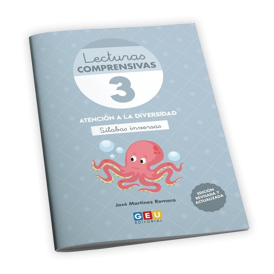 LECTURAS COMPRENSIVAS 3 - CUADERNO DE LECTURAS COMPRENSIVAS GEU | LIBRO APRENDER | 9788417748210 | MARTÍNEZ ROMERO, JOSÉ