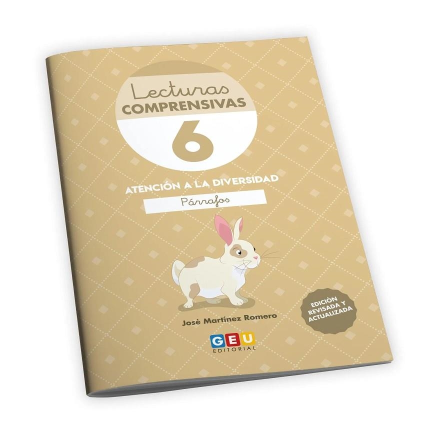 COMPRENSIÓN LECTORA 1 PRIMARIA | LECTURAS COMPRENSIVAS 6 | LECTURAS COMPRENSIVAS | 9788417748395 | MARTÍNEZ ROMERO, JOSÉ