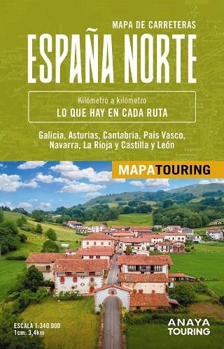 MAPA DE CARRETERAS DE ESPAÑA NORTE 1:340.000 | 9788491589976 | ANAYA TOURING